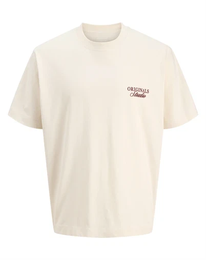 Jack & Jones Junior - JORNorrebro Typo T-shirt - Antique White
